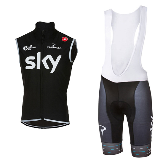 Gilet antivento Sky 2017 nero